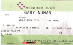 Nottingham Ticket 2008